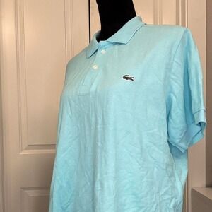 Light‎ blue Lacoste polo shirt – Size XXL